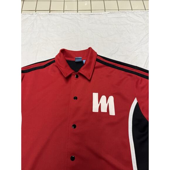 Y2K Phys.sci Jersey Shirt Mens Size M Red/ Black Shirt Short Sleeve - Picture 6 of 9